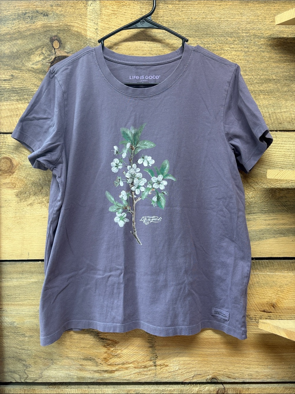 Life Is Good Floral Crusher Tee